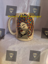 Load image into Gallery viewer, JESSE 15oz RHINESTONE EMBELLISHED COFFEE MUG