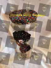 Load image into Gallery viewer, LOLA 16oz Rhinestone & Pearl Embellished Glass Snow Globe Tumbler