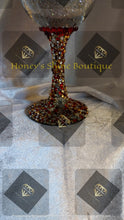 Load image into Gallery viewer, SHE'S READY!!! 20oz RHINESTONE EMBELLISHED SPECIALTY WINE GLASS