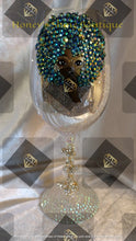 Load image into Gallery viewer, STACEE 20oz LIMITED EDITION RHINESTONE EMBELLISHED SPECIALTY WINE GLASS