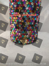 Load image into Gallery viewer, KALEIDOSCOPE 22oz Rhinestone Embellished Beverage Stainless Steel Tumbler