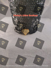 Load image into Gallery viewer, SILVER SUNBURST 16oz Rhinestone Embellished Beverage Tumbler.