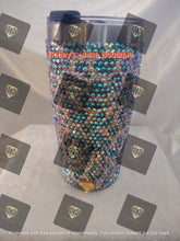 Load image into Gallery viewer, SEXY LEOPARD 2Ooz Rhinestone Embellished Beverage Stainless Steel Tumbler