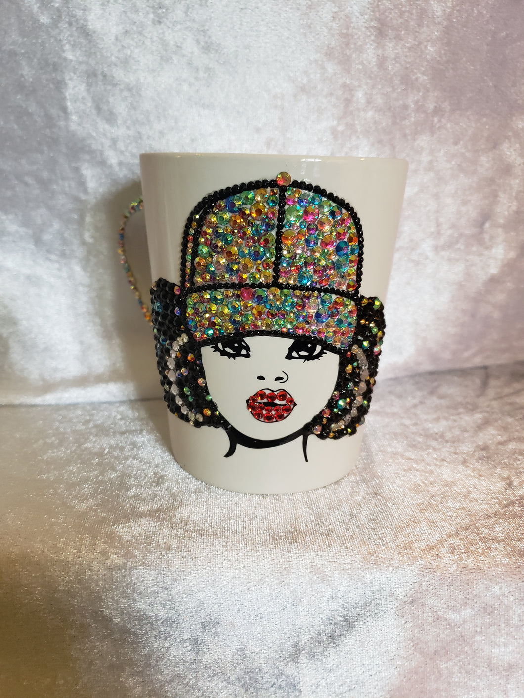 AISHA 15oz Rhinestone Embellished Mug