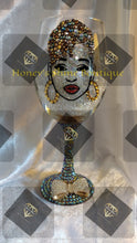 Load image into Gallery viewer, SIP IN STYLE Rhinestone Embellished Specialty Wine Glasses
