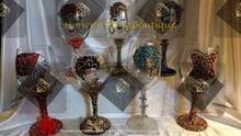 Load image into Gallery viewer, SIP IN STYLE Rhinestone Embellished Specialty Wine Glasses
