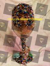 Load image into Gallery viewer, SIP IN STYLE Rhinestone Embellished Specialty Wine Glasses
