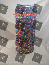 Load image into Gallery viewer, KALEIDOSCOPE 22oz Rhinestone Embellished Beverage Stainless Steel Tumbler
