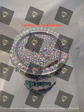 Load image into Gallery viewer, KHADIJAH 2Ooz Rhinestone Embellished Beverage Stainless Steel Tumbler.
